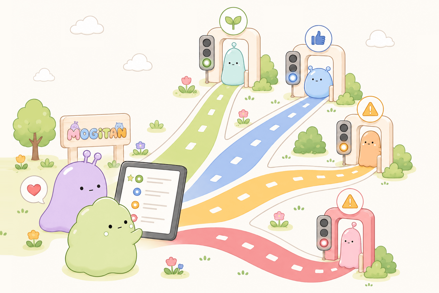 模擬案件で実力を見極めるイメージ
